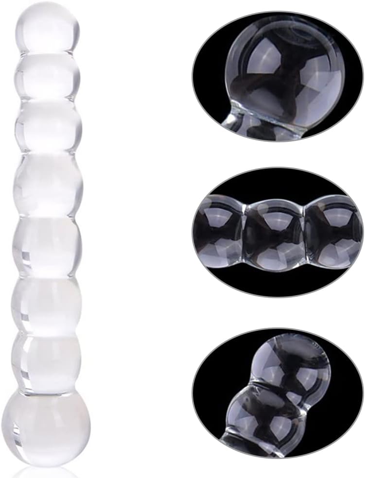 GlidePearl Dual Ended Glass Beads Plug