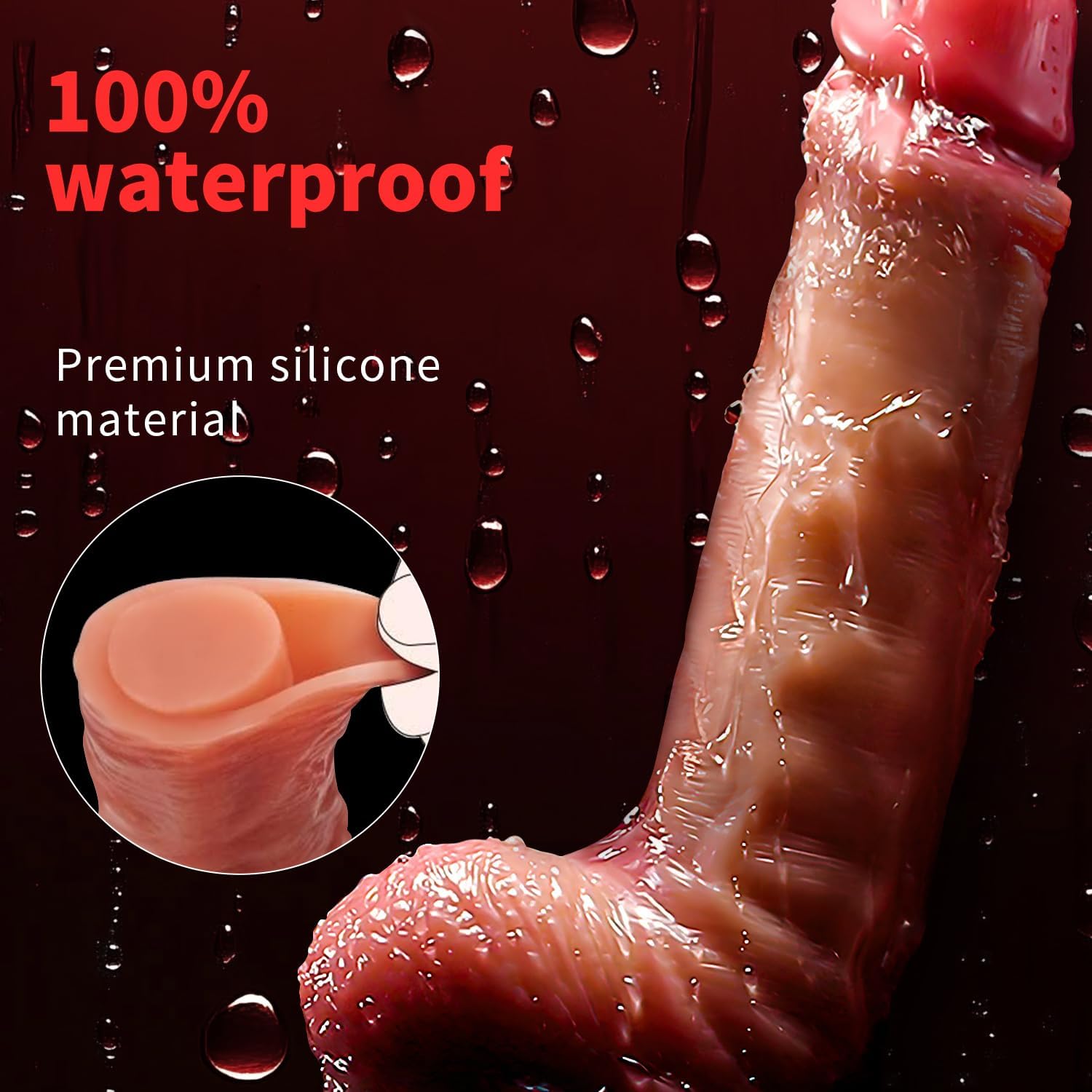 GlideReal – 8.5” Extra Skin Dildo