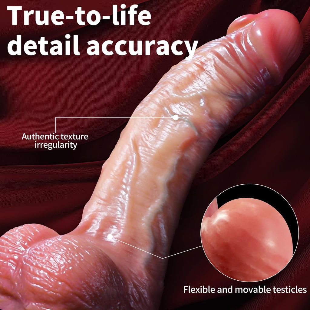 GlideReal – 8.5” Extra Skin Dildo