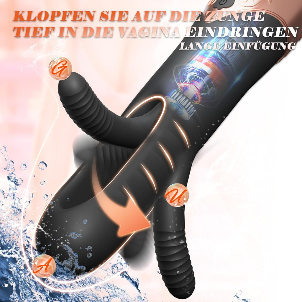 GlideVibe 360° Flapping Wand Vibrator