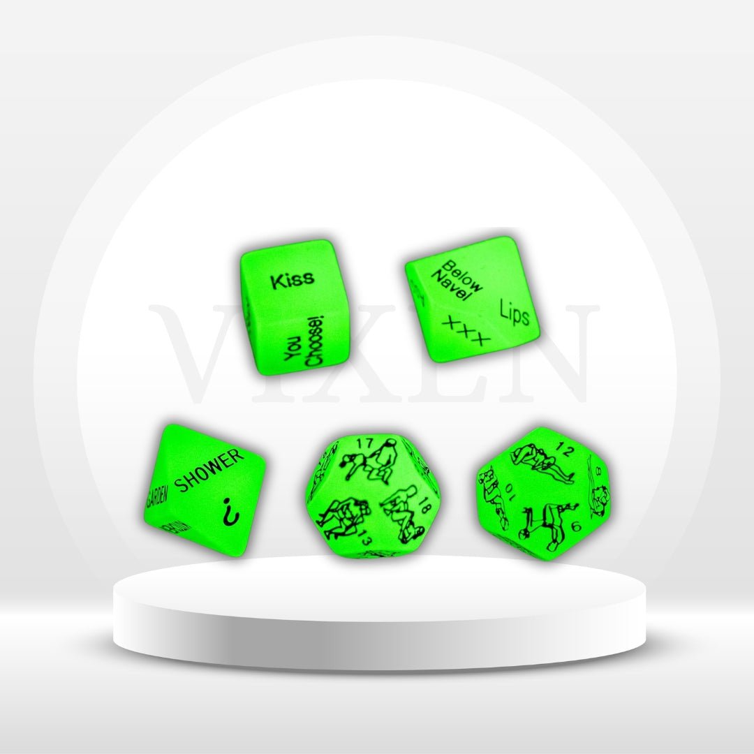 Glow in the Dark Sex Dice Set