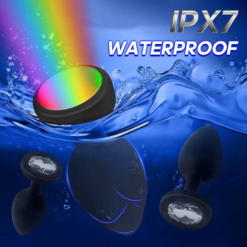 GlowCore 3-Piece Anal Plug Set