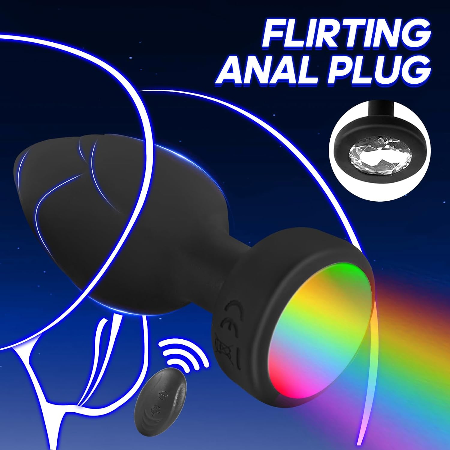 GlowCore 3-Piece Anal Plug Set