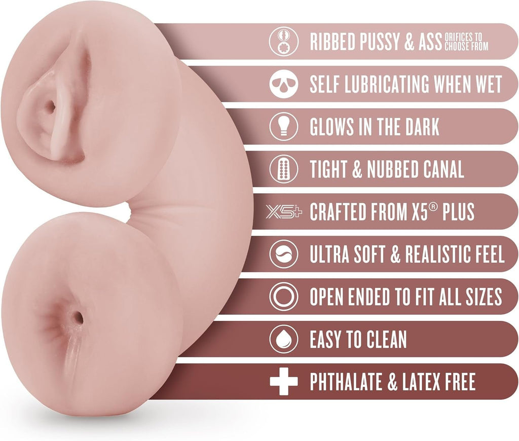 GlowGrip Glow-in-the-Dark Pocket Pussy Stroker