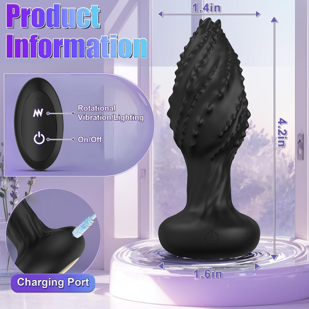 GlowMonster 360° Rotating App-Control Anal Vibrator
