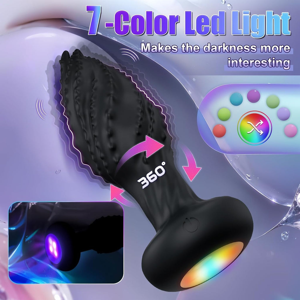 GlowMonster 360° Rotating App-Control Anal Vibrator