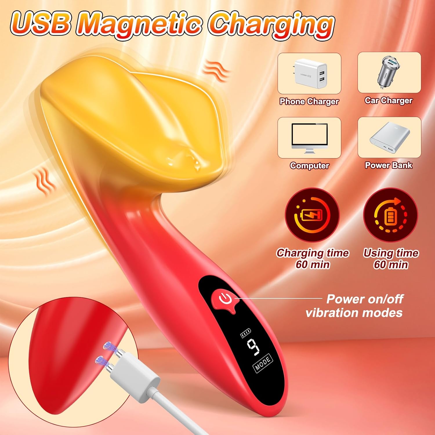 GlowPulse Smart Clit & Vulva Vibrator