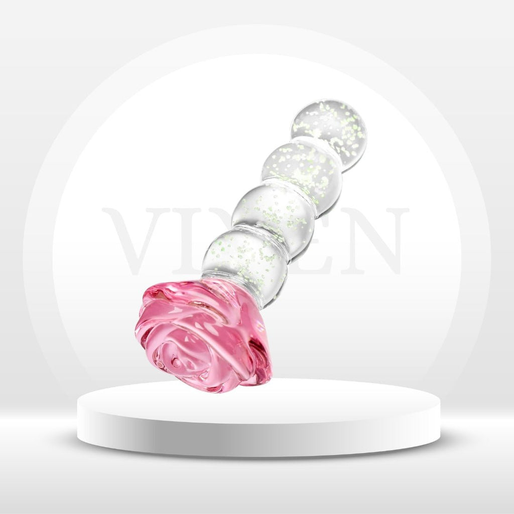 GlowRose Glass Anal Beads