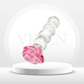 GlowRose Glass Anal Beads