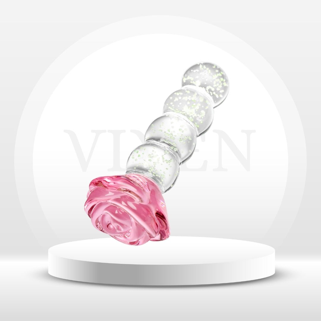 GlowRose Glass Anal Beads