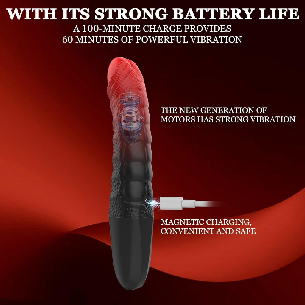 GlowStroke LED Dildo Vibrator Wand
