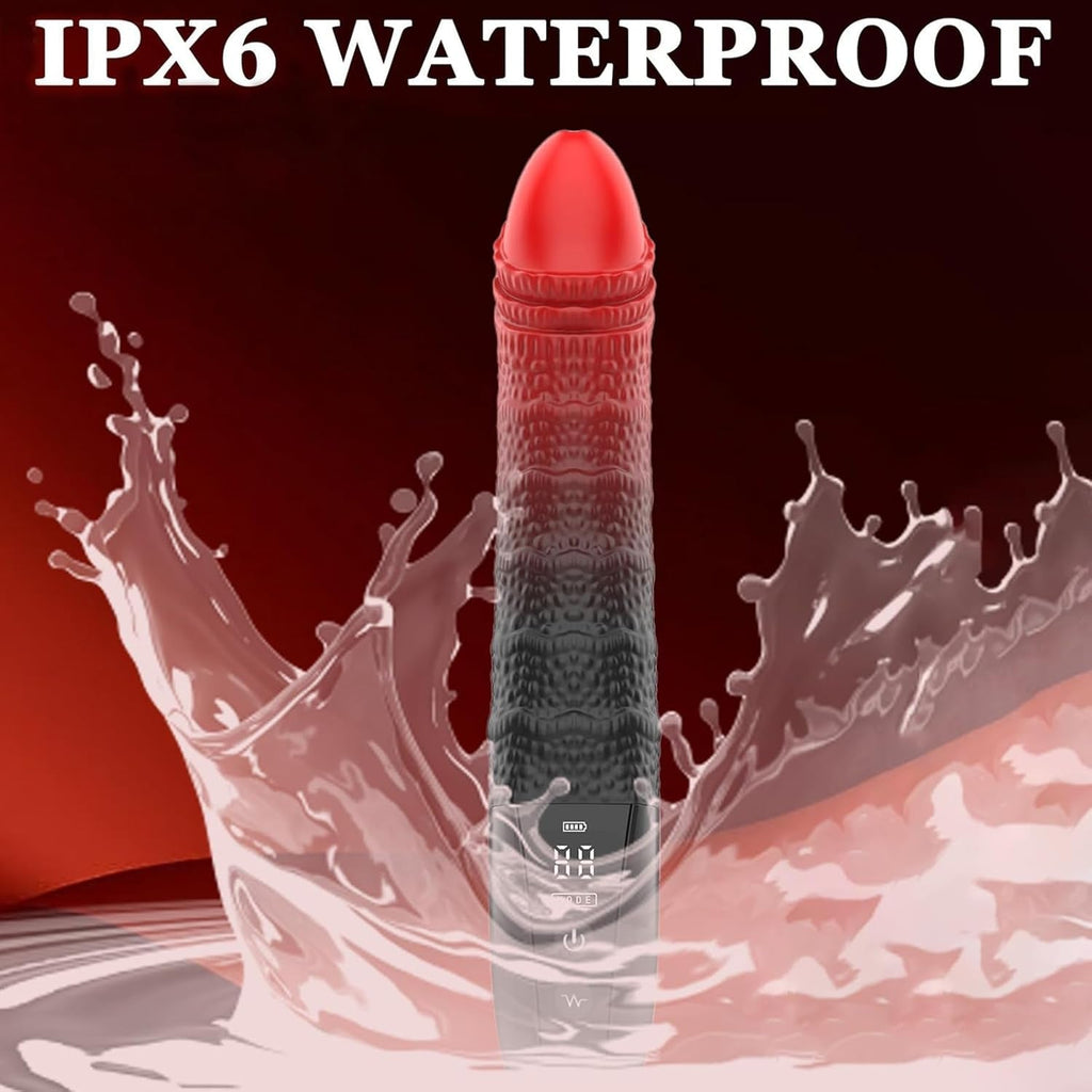 GlowStroke LED Dildo Vibrator Wand