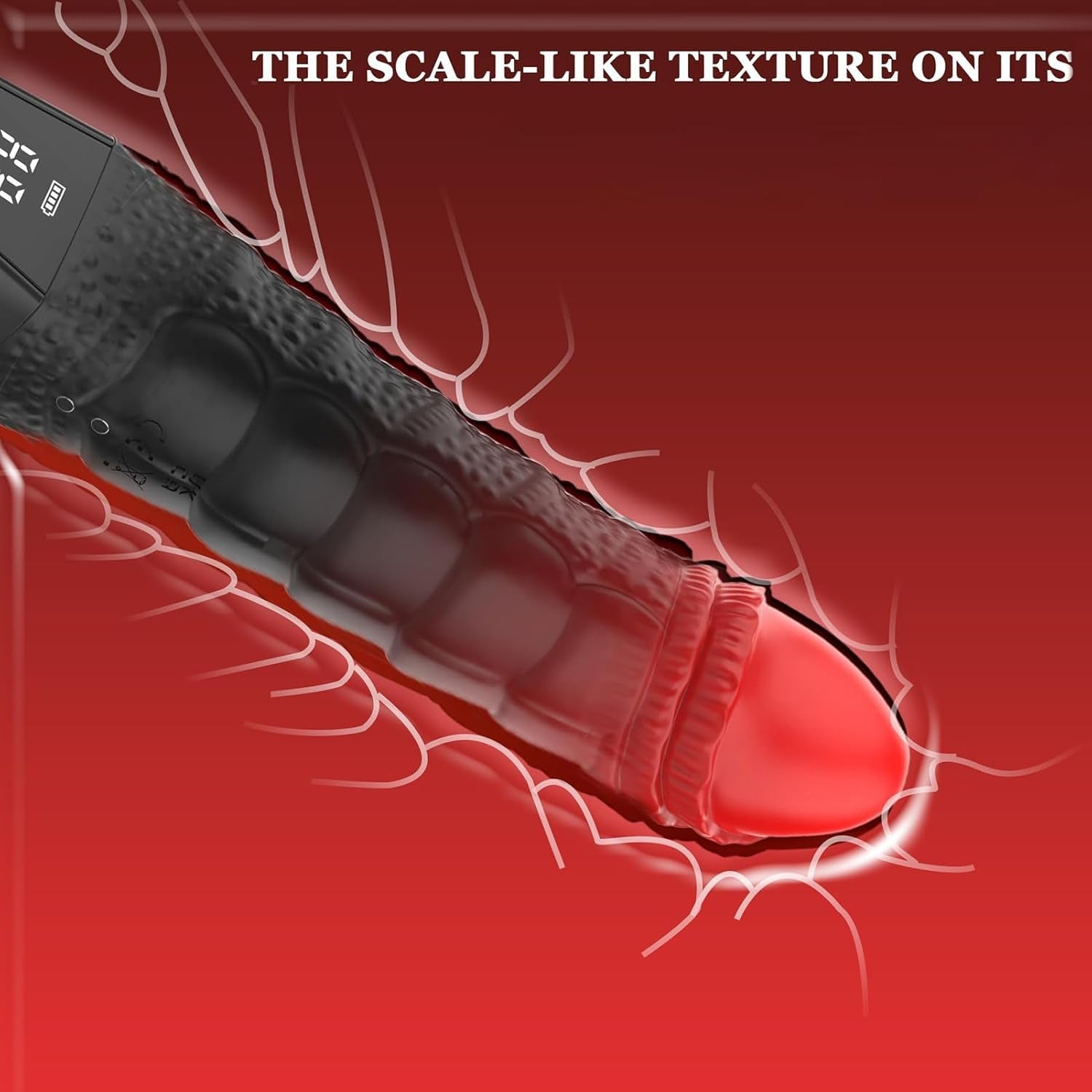 GlowStroke LED Dildo Vibrator Wand
