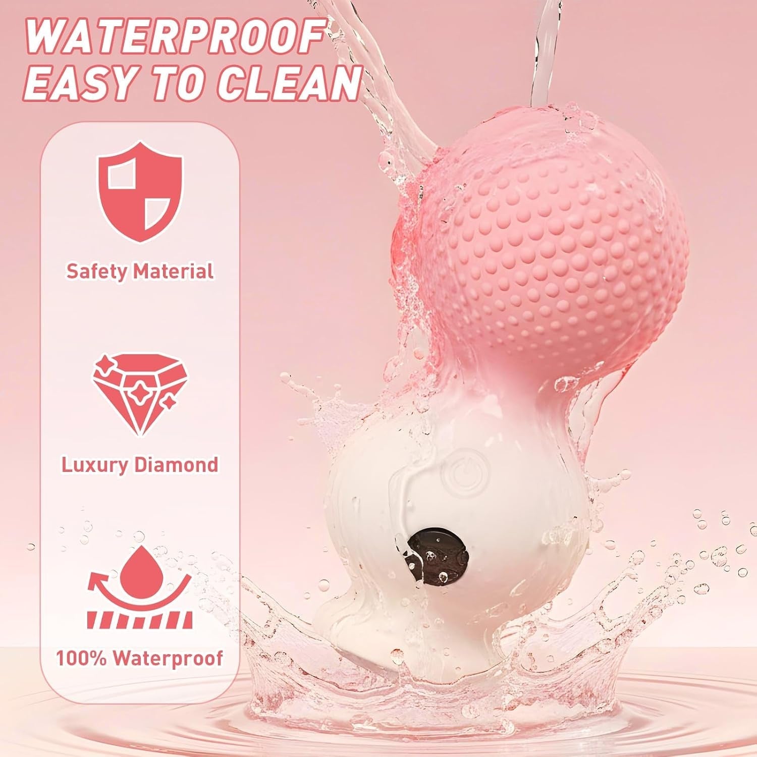 GlowTouch Chic Mini Wand Vibrator