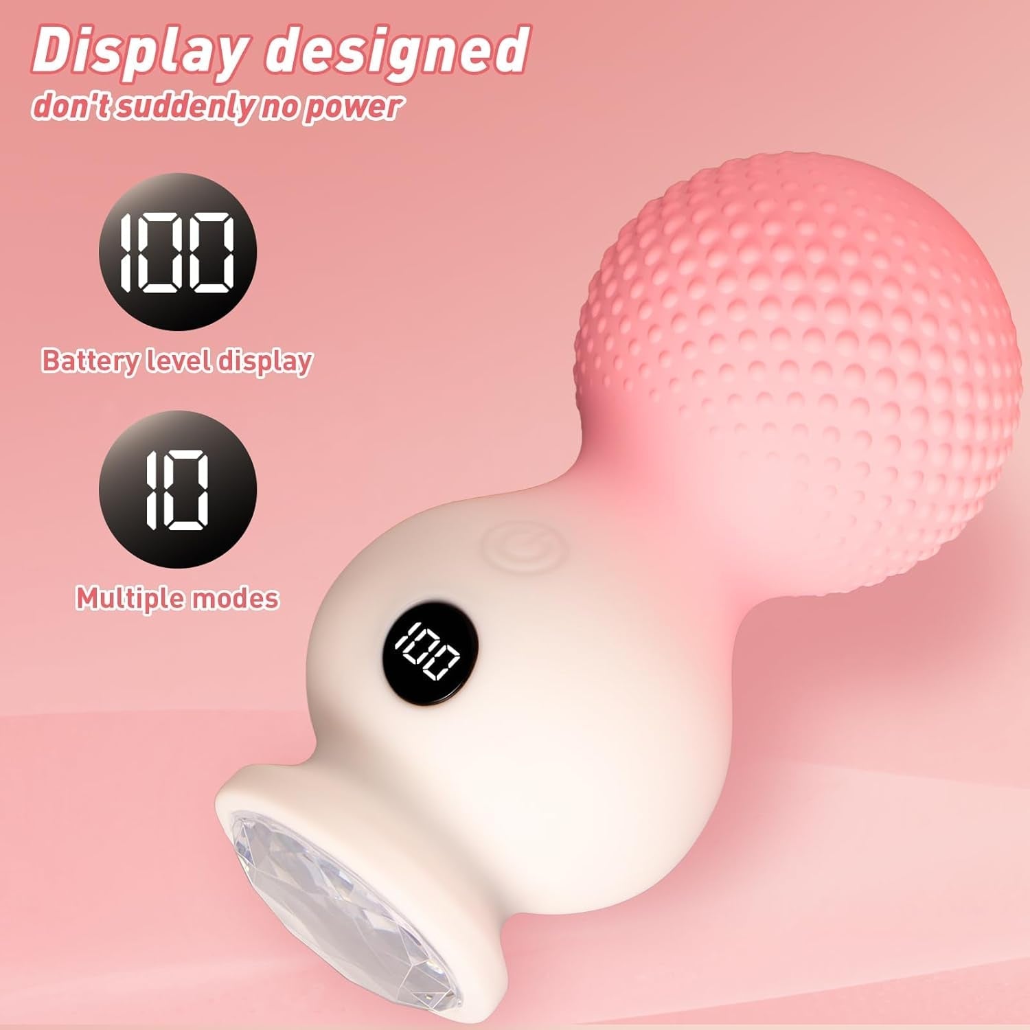 GlowTouch Chic Mini Wand Vibrator