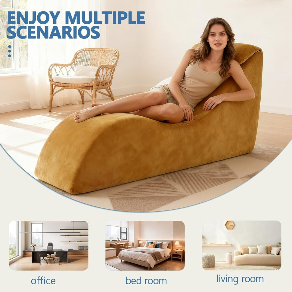 GoldenVice Intimate Sex Chaise Lounge Chair