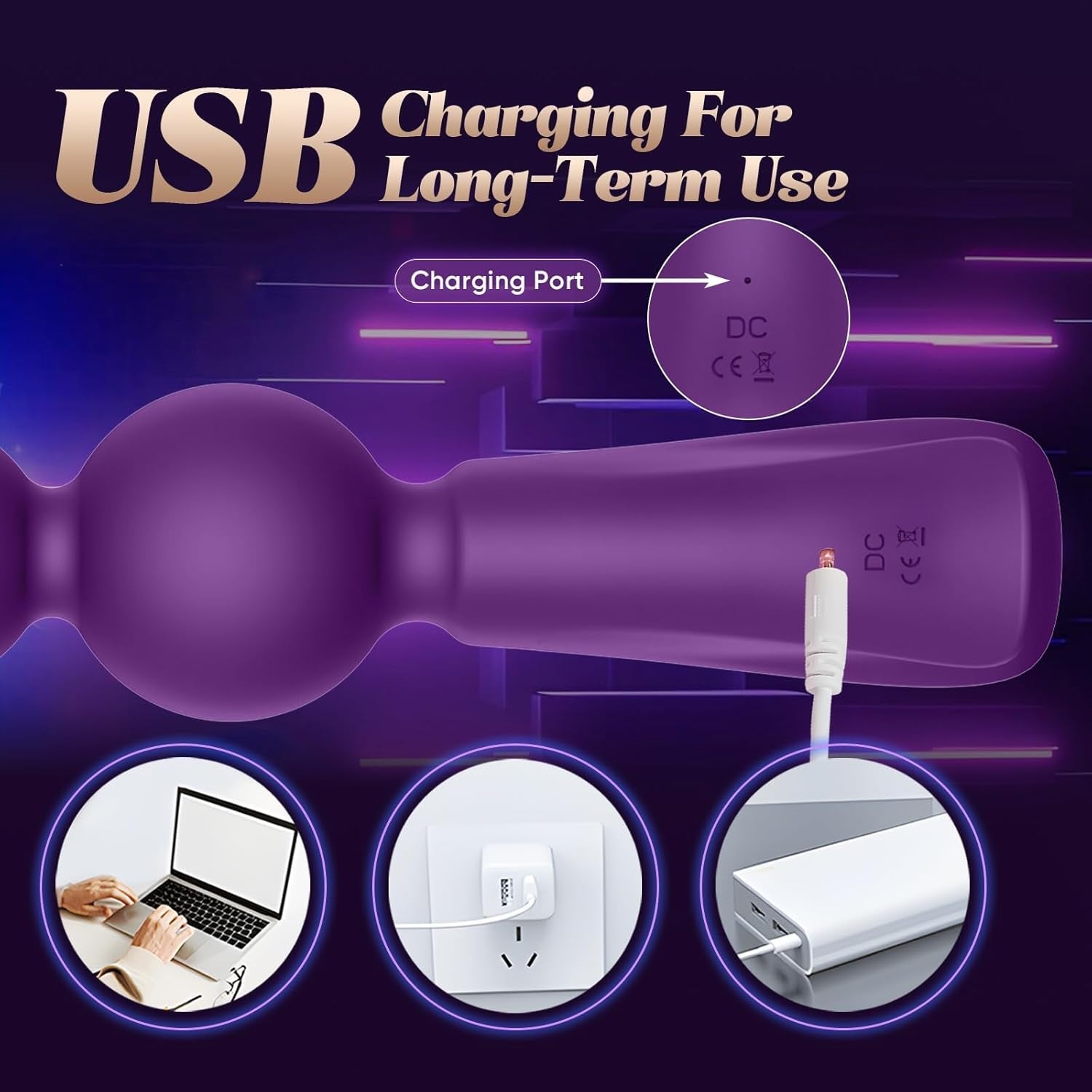GradientRush Vibrating Anal Beads Plug