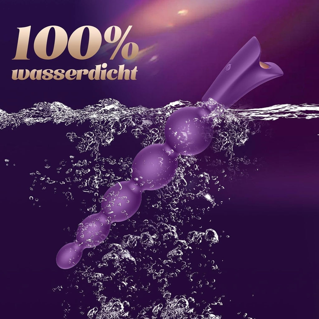 GradientRush Vibrating Anal Beads Plug