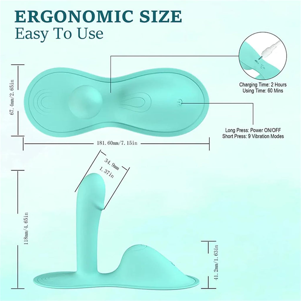 GrindMaster 3-in-1 Ride-On Vibrator
