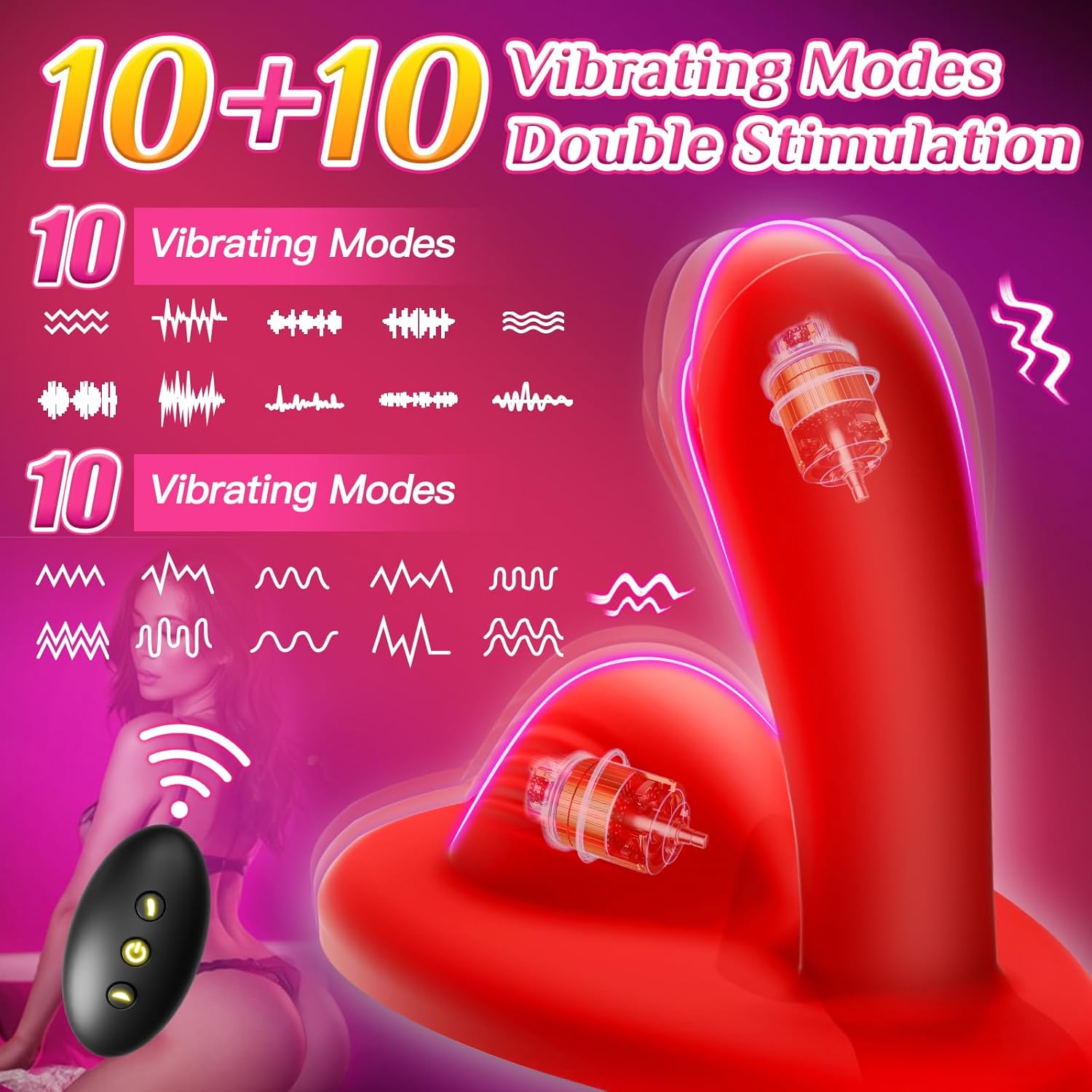 GrindWave Thrusting Ride-On Vibrator