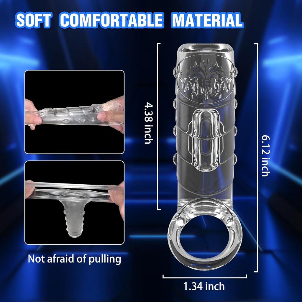 GripGlide Vibrating Girth Booster Sleeve
