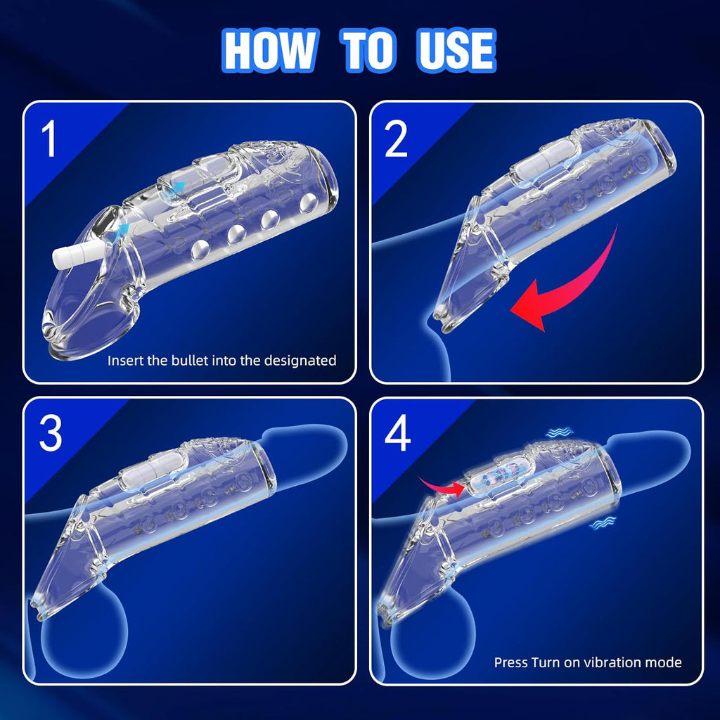 GripGlide Vibrating Girth Booster Sleeve