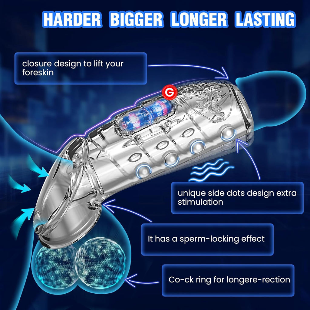 GripGlide Vibrating Girth Booster Sleeve