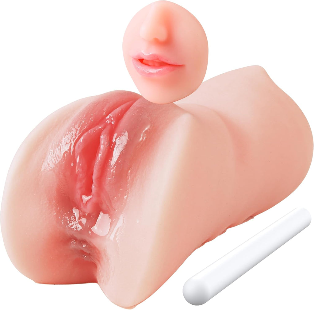 GripMate 3-in-1 RealFeel Pocket Pussy Masturbator