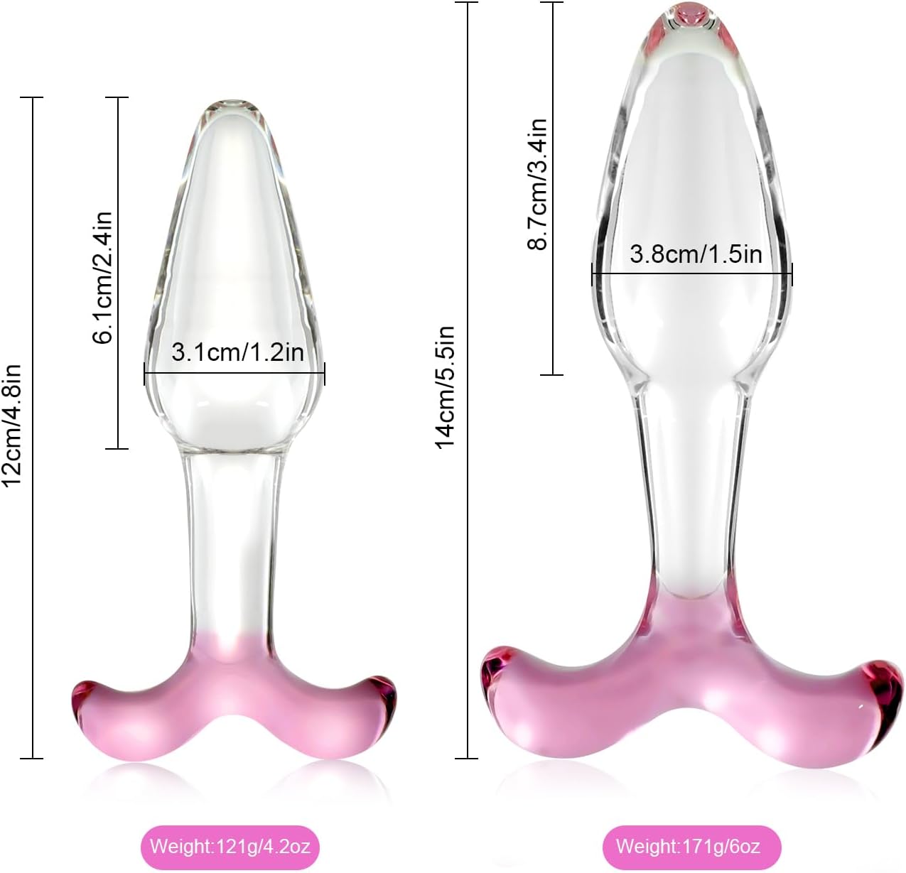 GripPlay Glass Anal Plug