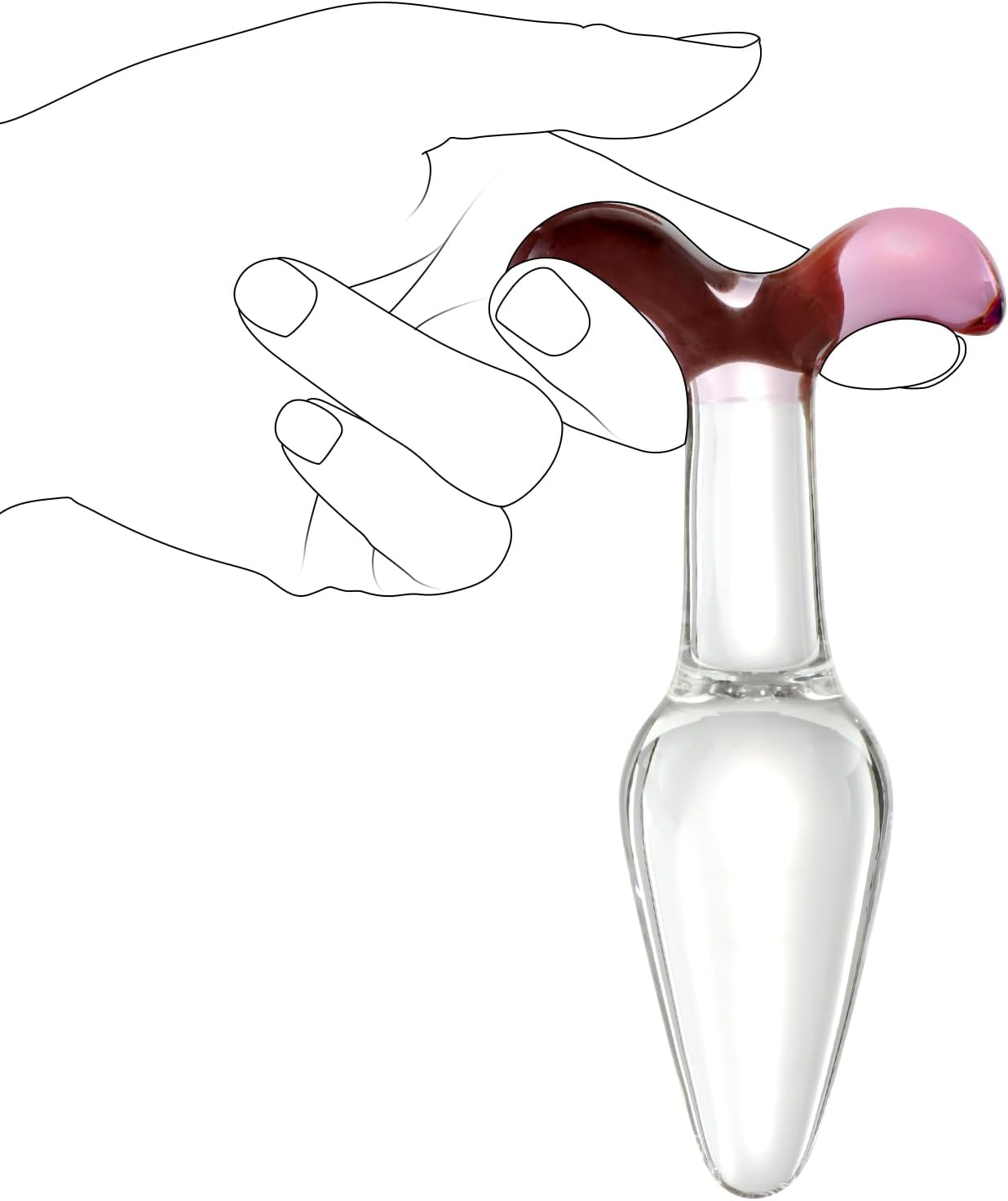 GripPlay Glass Anal Plug