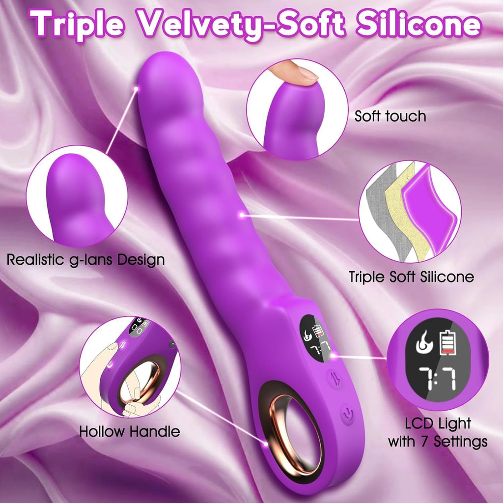 GripStroke Thrusting G-Spot Vibrator Wand