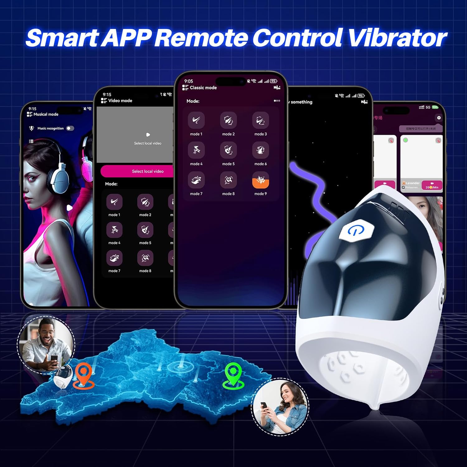 GripVibe Penis Training Stroker