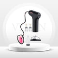 HatTrick Electric Pussy Pump Nipple Suckers Kit