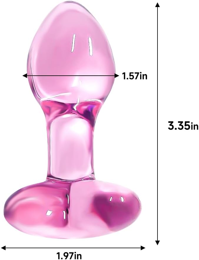HeartEase Mini Glass Plug