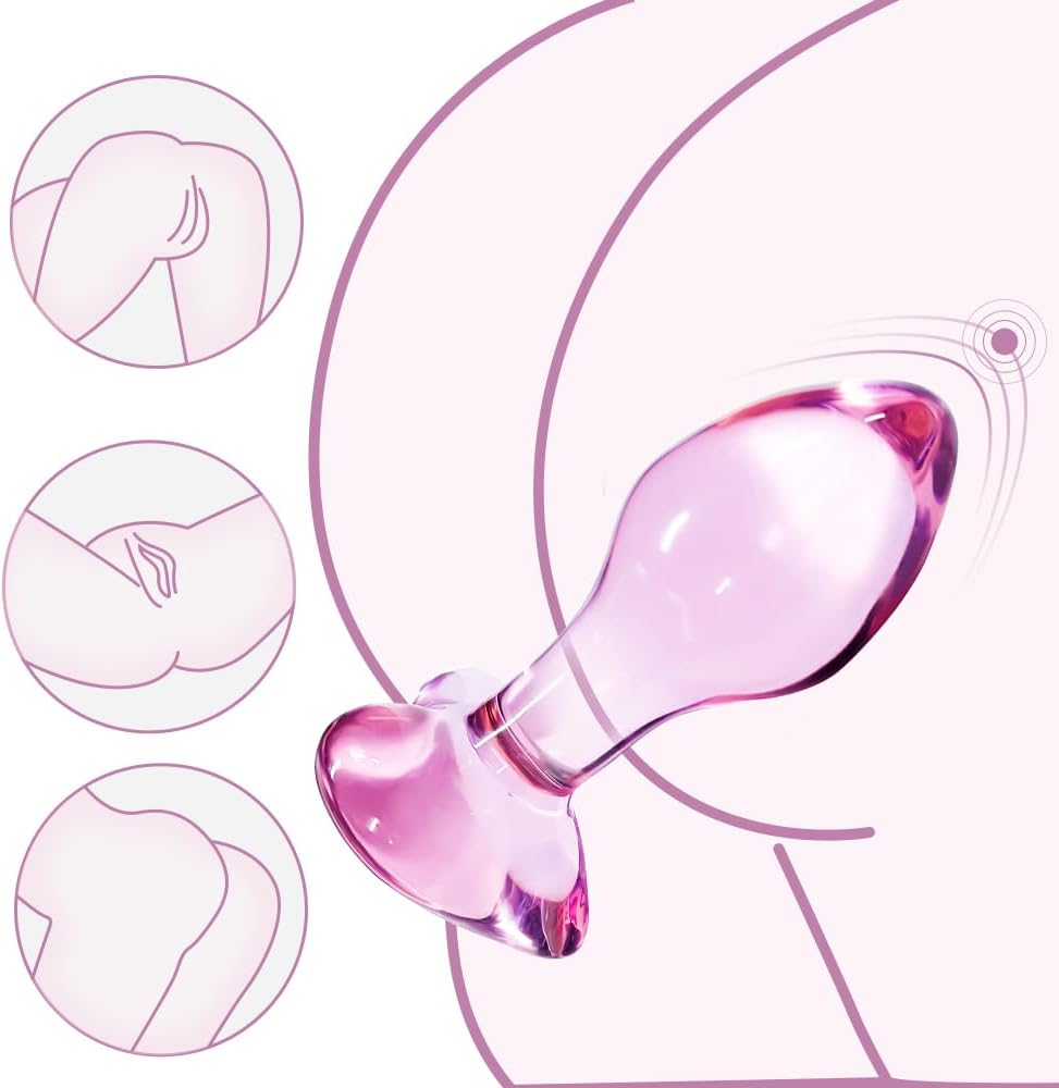 HeartEase Mini Glass Plug