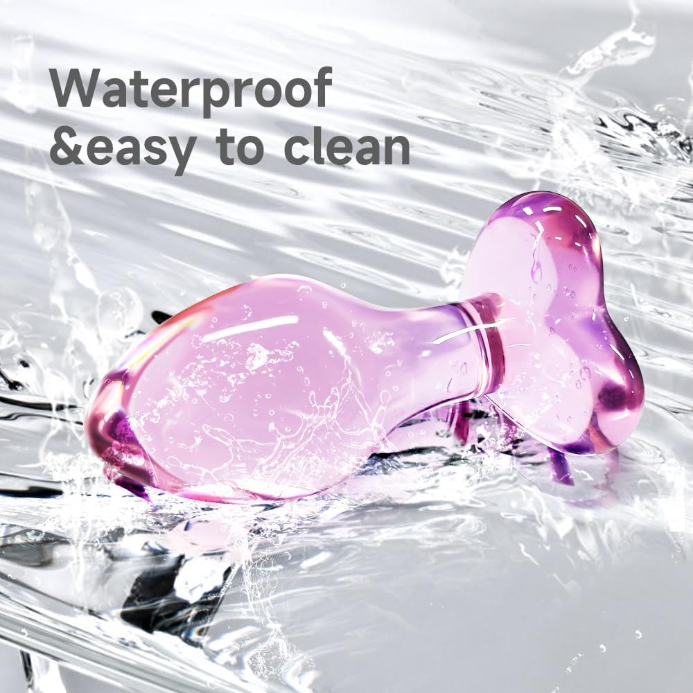 HeartEase Mini Glass Plug