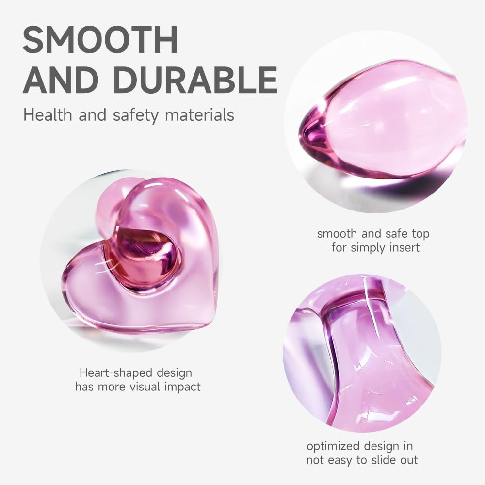 HeartEase Mini Glass Plug