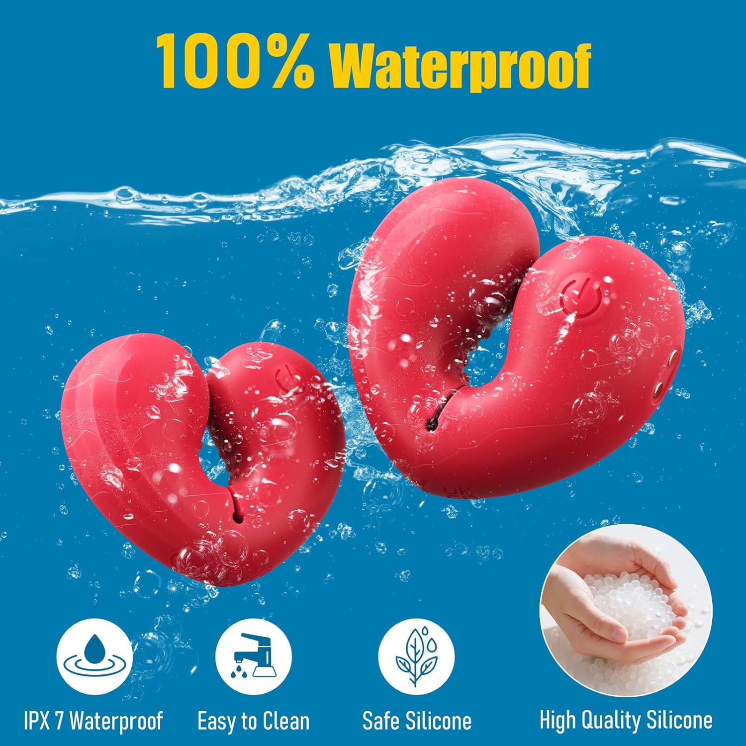 HeartPulse Nipple Vibrators with Remote