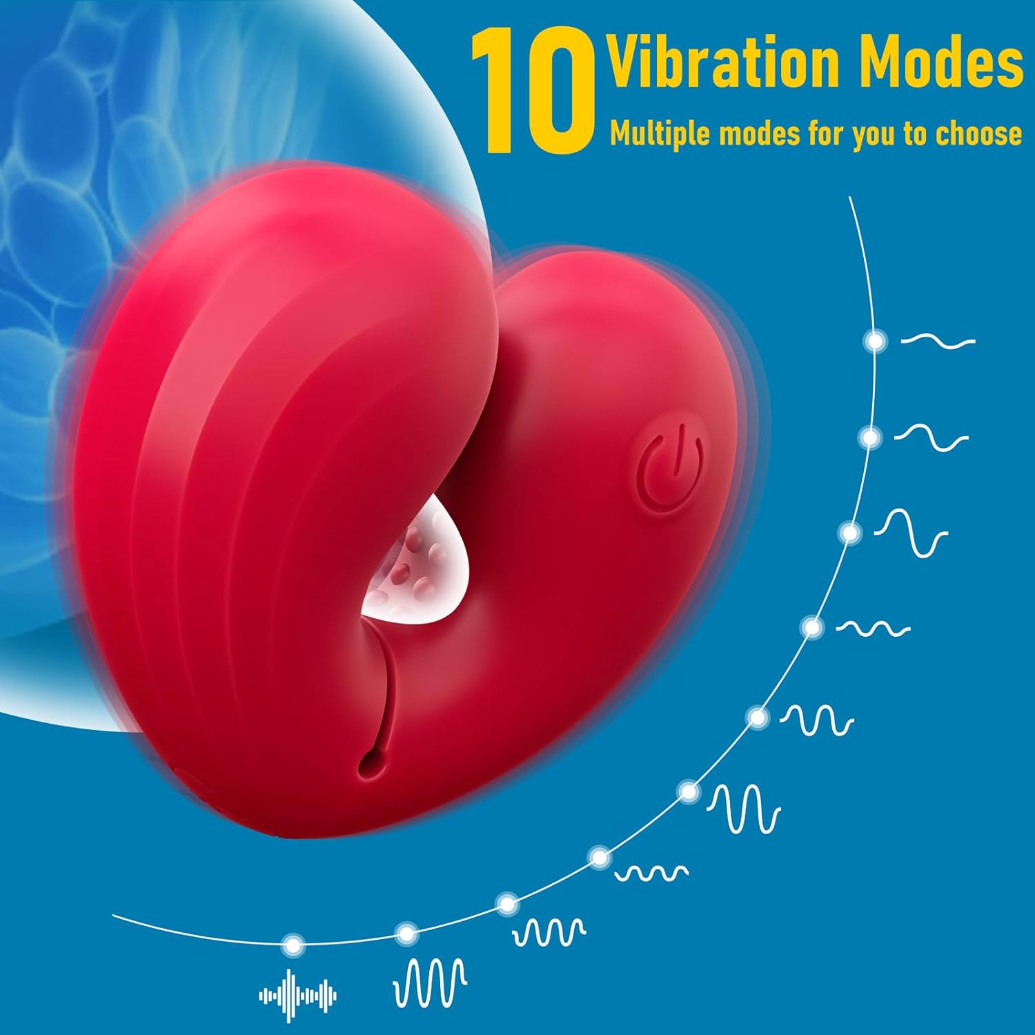 HeartPulse Nipple Vibrators with Remote