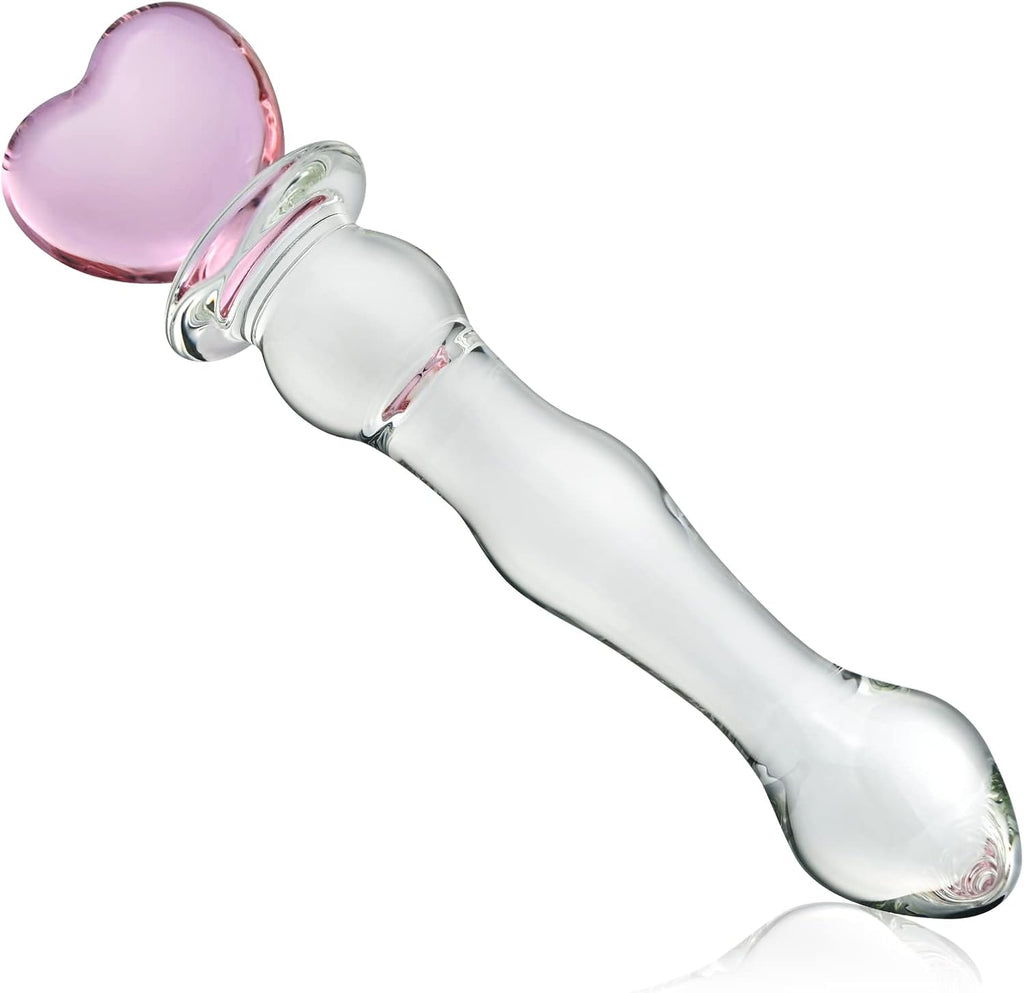 HeartRipple Glass Pleasure Wand