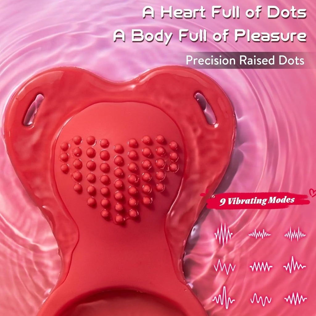HeartRush Heart-Shaped Couples Wearable Clit Vibrator