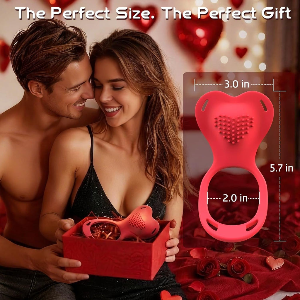 HeartRush Heart-Shaped Couples Wearable Clit Vibrator
