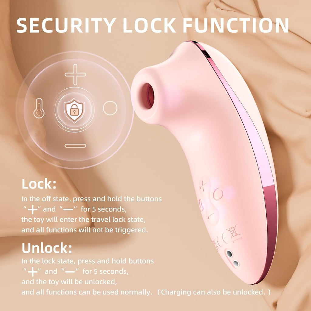 VeloraPulse Heated Clitoral Suction Vibrator | App Control
