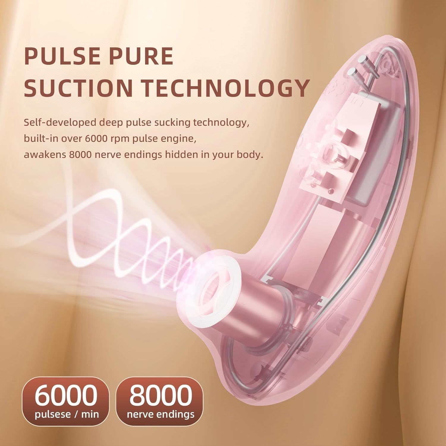 VeloraPulse Heated Clitoral Suction Vibrator | App Control