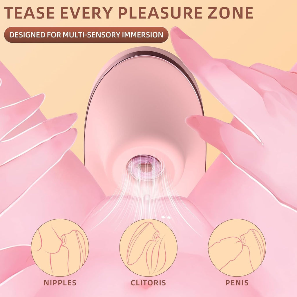 VeloraPulse Heated Clitoral Suction Vibrator | App Control