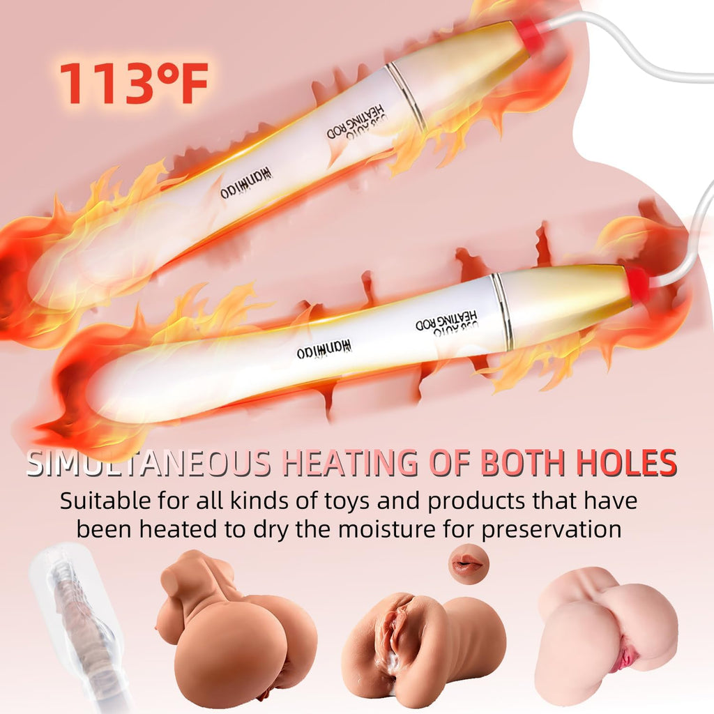 HeatFlex Duo – 2-in-1 USB Heating Rods for Masturbators