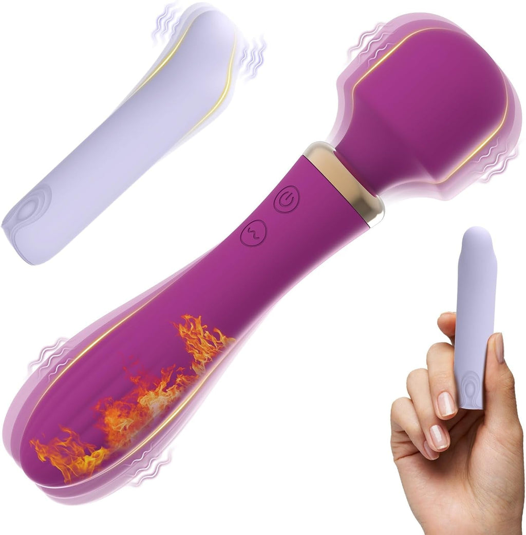 HeatMuse Heated Wand & Bullet Vibrator Set