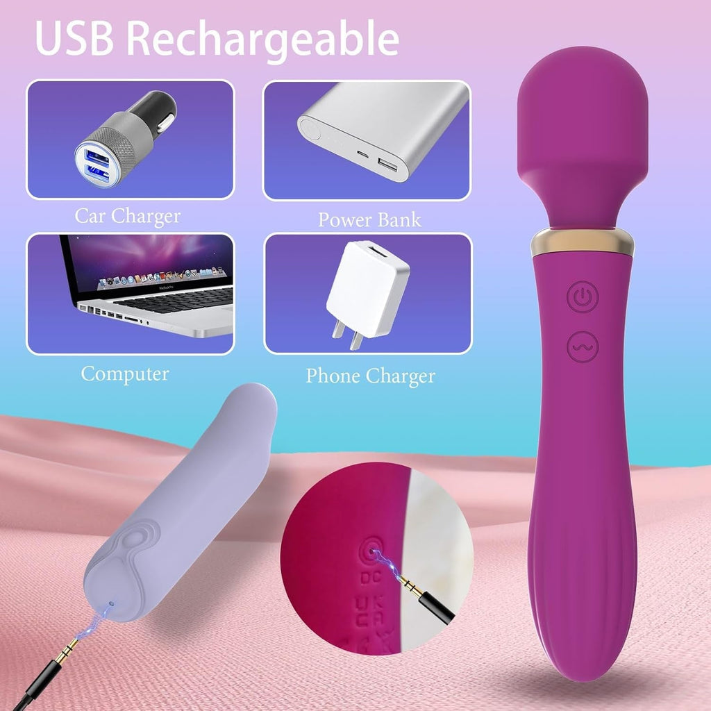 HeatMuse Heated Wand & Bullet Vibrator Set