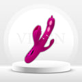 HeatRush Thrusting 3-in-1 Rabbit Vibrator