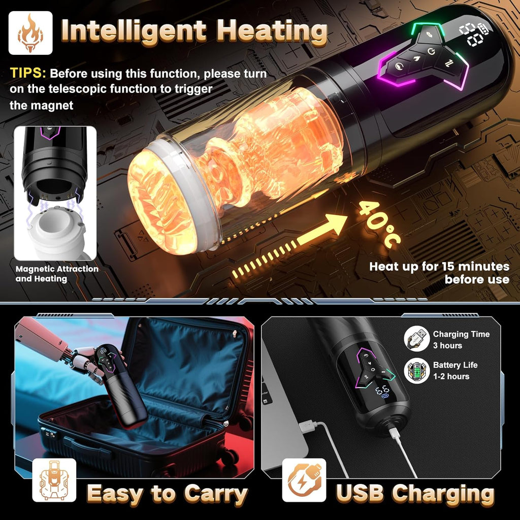 HeatStroke Smart Penis Pump Masturbator